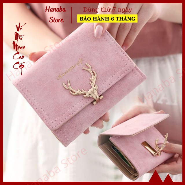 Ví Nữ Đẹp Nhỏ Gọn Thời Trang Cao Cấp Awesome Gift Hanaba - VNB018