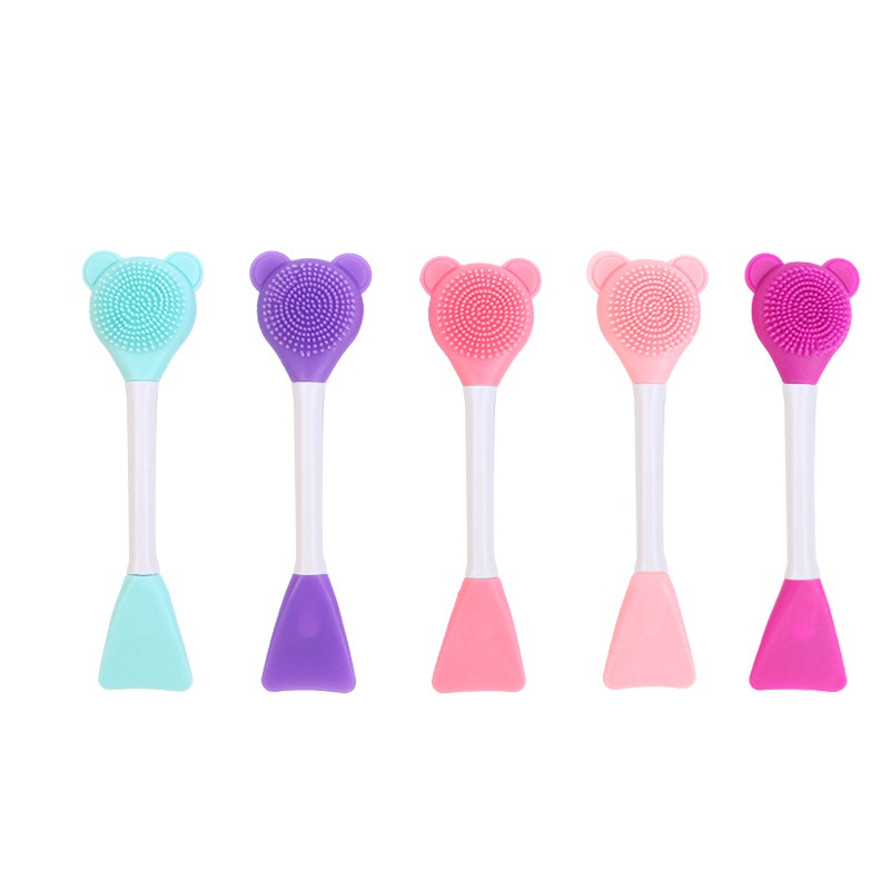 Cọ silicone Hai Đầu Dùng Để Quét Mặt Nạ Đa Năng Tiện Dụng