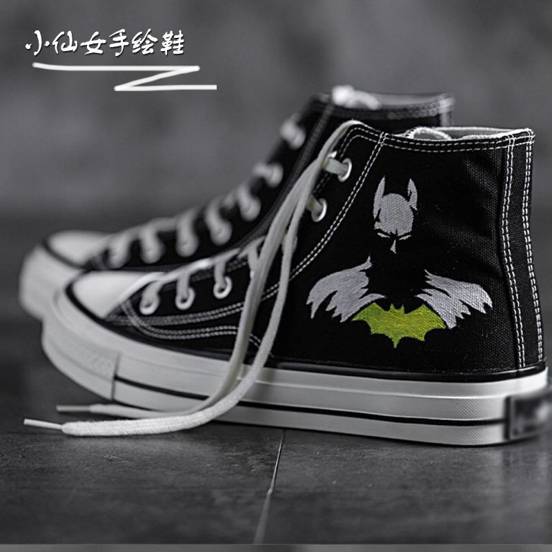 Giày Thể Thao Cổ Cao In Họa Tiết Graffiti Cho Nam 454647 / 3001 | BigBuy360 - bigbuy360.vn