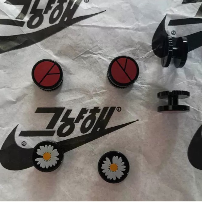 Phụ kiện giày Paranoise NIKE X PEACEMINUSONE huy hiệu đính giày hoa cúc daisy PMO PEACEMINUSONE chính hãng