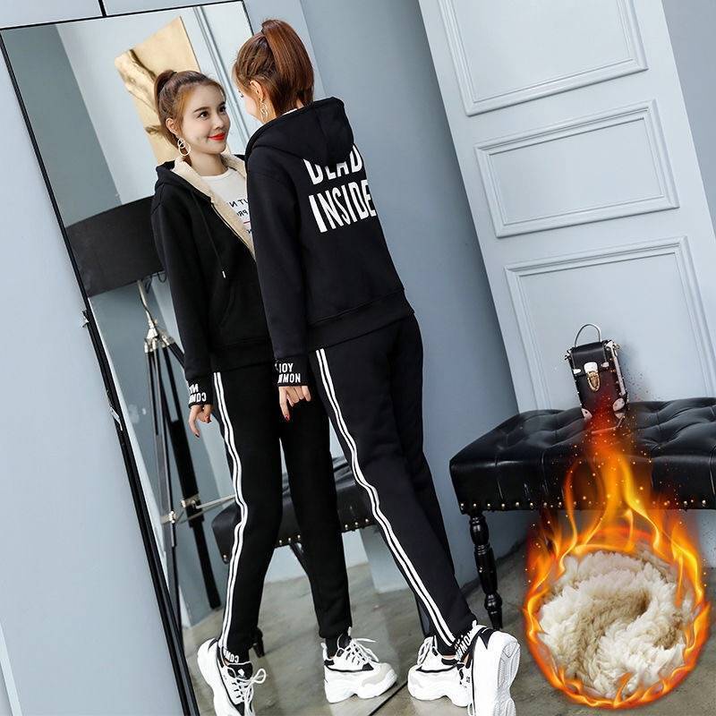 [Stage Creative Wear] Bộ Đồ Thể Thao Vải Lông Cừu Dày Ấm Áp Thời Trang Mùa Đông Dành Cho Nữ 2021 Phù Hợp Với Mùa Đông | BigBuy360 - bigbuy360.vn