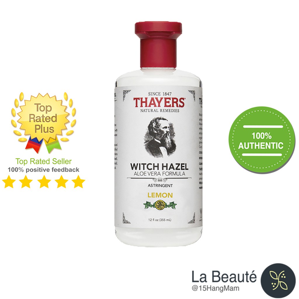 [Chính Hãng] Nước Cân Bằng Không Cồn Chanh Vàng - Thayers Witch Hazel Alcohol-Free Toner Lemon 355ml