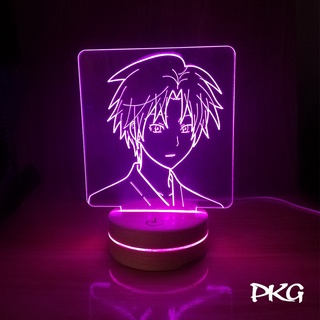 Đèn Ngủ Led 3D nhân vật Anime Hotarubi No Mori E nháy sáng 16 màu có cảm ứng có điều khiển từ xa DN342