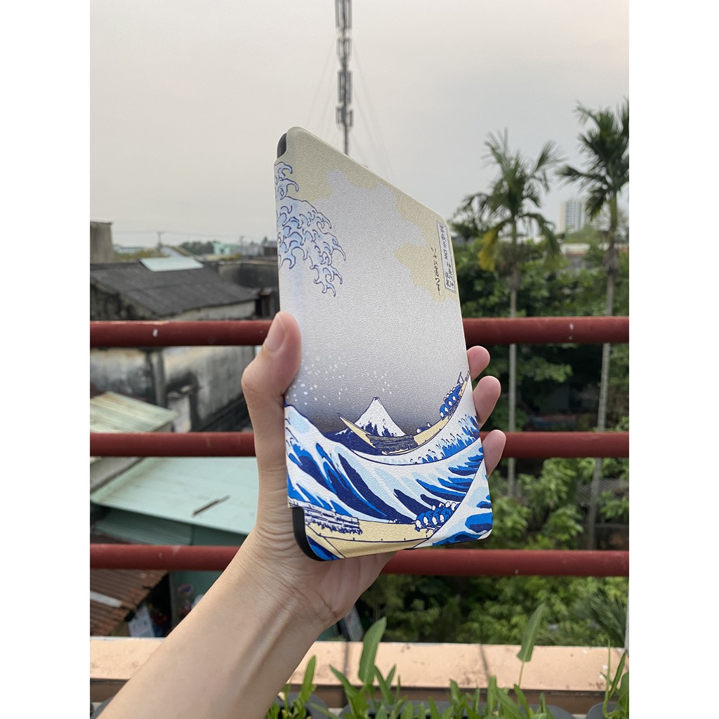 cover ốp lưng dẻo tranh thủy mạc cho kindle paperwhite gen 3 và gen 4,gen 5