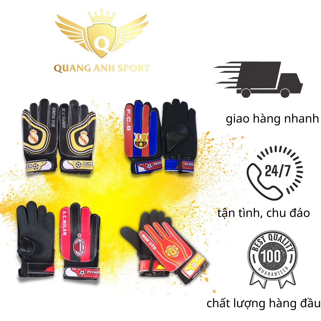 Găng tay thủ môn CLB (HOT) bao tay thủ môn bền đẹp giá rẻ
