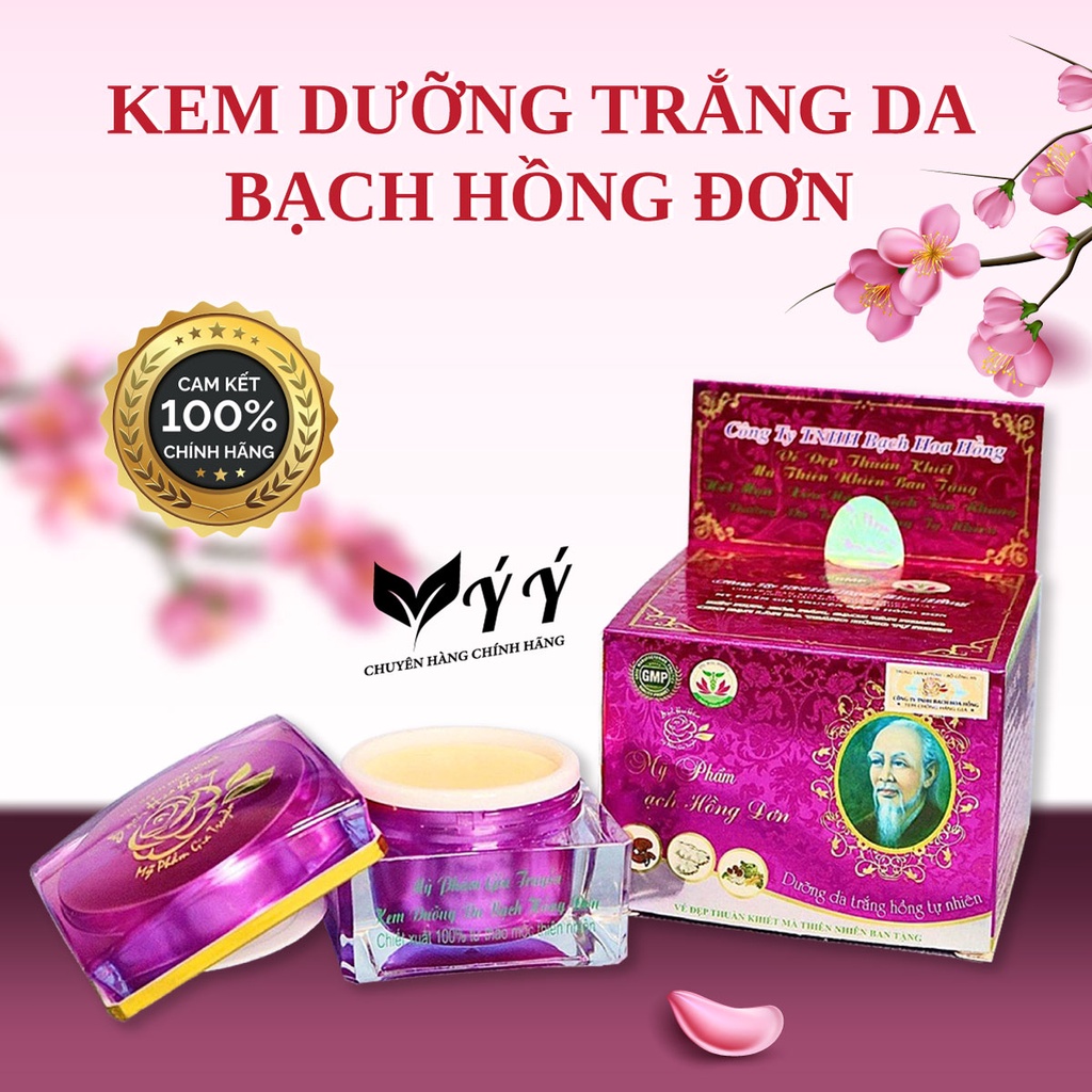 Kem Dưỡng Trắng Da Bạch Hồng Đơn Face