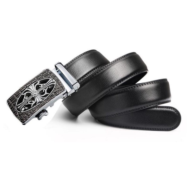 Thắt Lưng Nam Da Bò Họa Tiết Cây Thánh Giá Sang Trọng Lịch Lãm