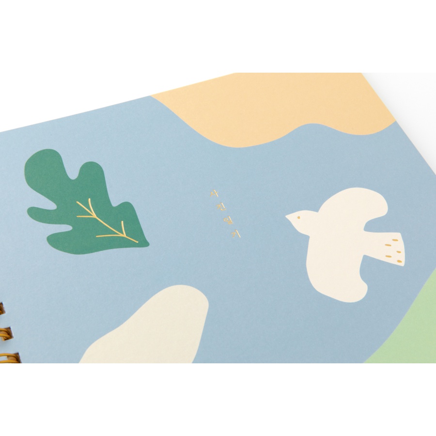 Binder Collect Book ARTBOX Hàn Quốc Đựng Ảnh Kỉ Niệm Đóng Gáy Lò Xo In Graphic Thiên Nhiên