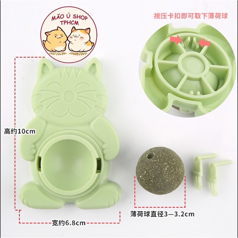 VIÊN CATNIP GẮN TƯỜNG - GIẢM STRESS CHO MÈO