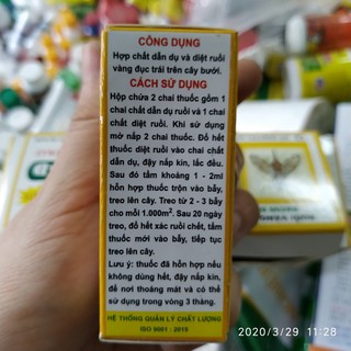 Dẫn dụ ruồi đục trái Vizubon -D