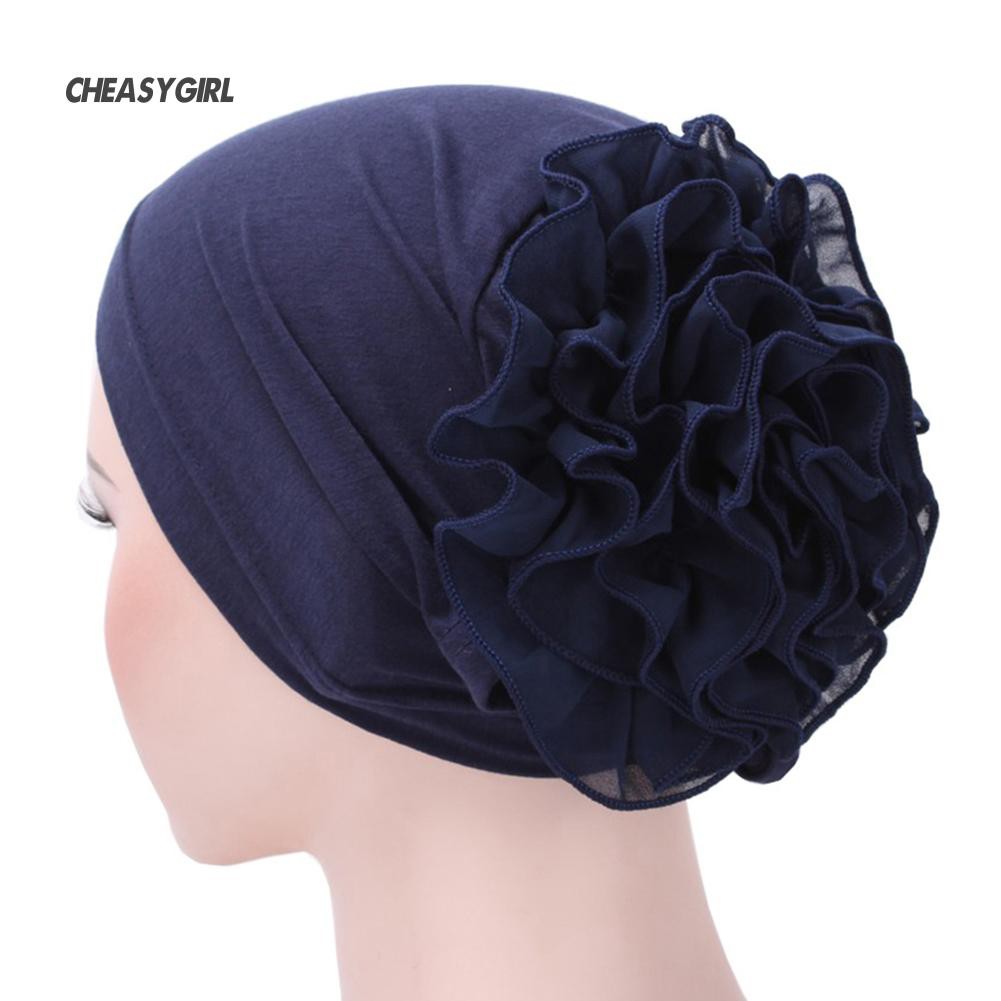 ★Khăn Trùm Đầu Kiểu Hồi Giáo Bằng Vải Cotton Họa Tiết Hoa Cho Nữ