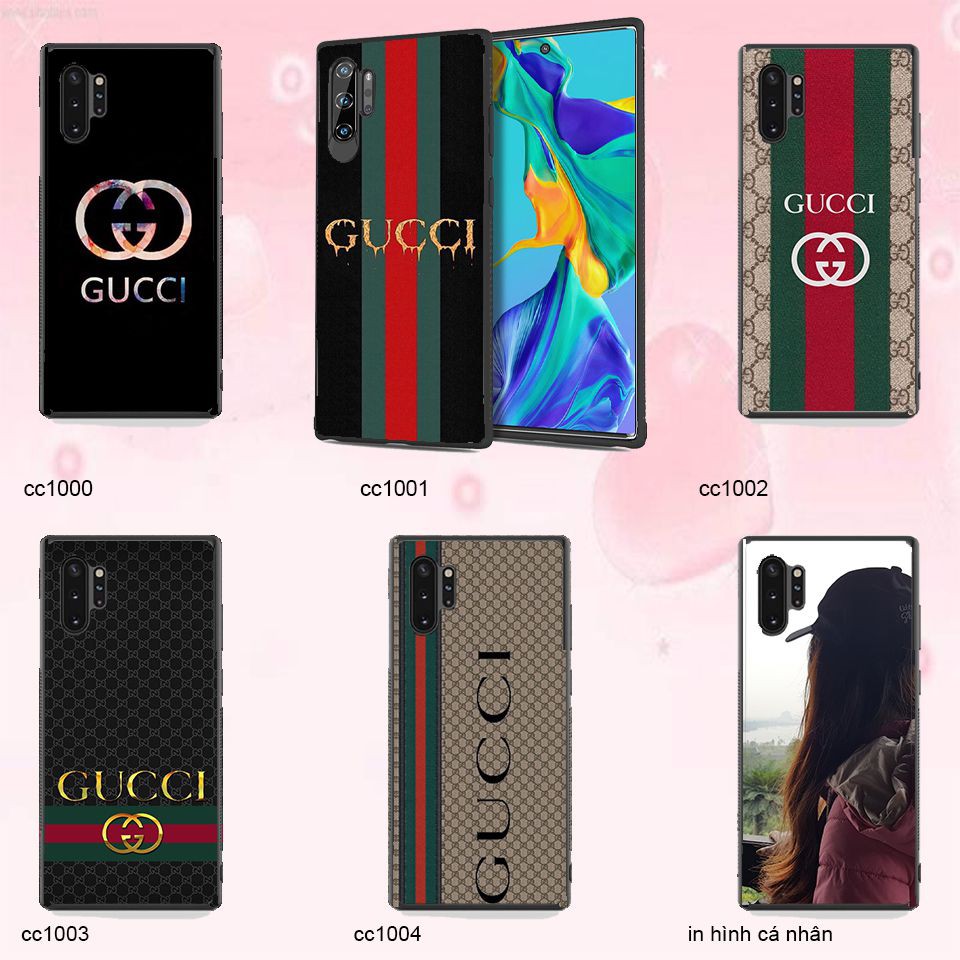 Ốp dẻo Samsung Note 10, 10 Plus hình Gucci