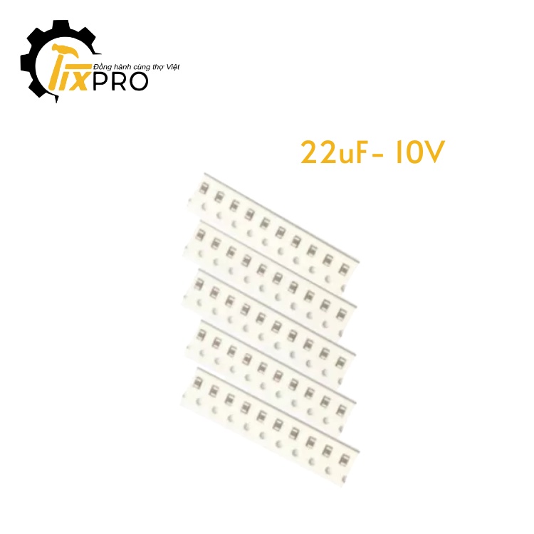 Tụ điện dán 0805 22uF-10V (10c