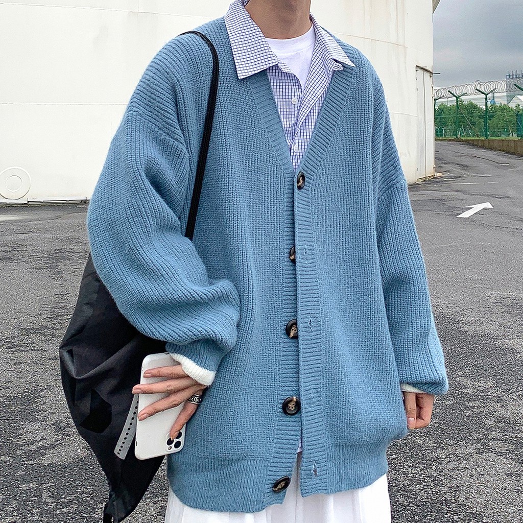 Áo khoác cardigan tay dài sành điệu dành cho nam nữ