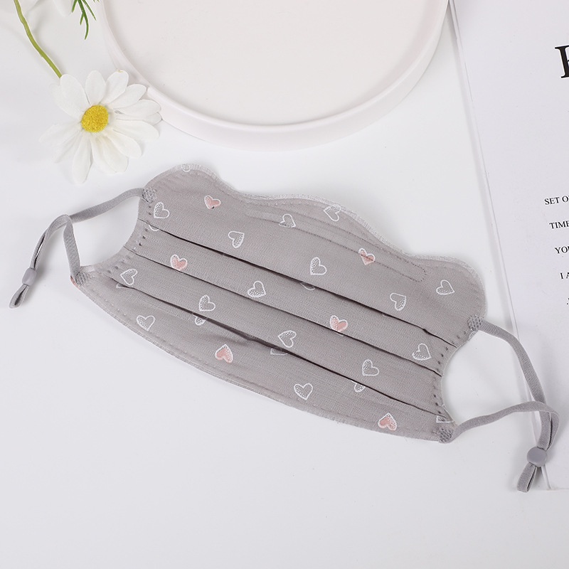 khẩu trang vải đẹp cho người lớn Khẩu Trang cotton kháng khuẩn 3 Lớp Dày Dặn Chống Bụi Chống Sương Mù Và Khói Có Thể Giặt Và Tái Sử Dụng khẩu trang cotton chống nắng tia uv có thể tái sử dụng