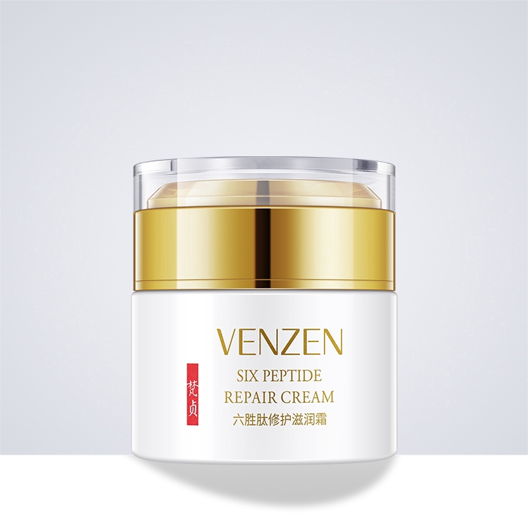 Six Peptide Face Cream Whitening Vitamin E Anti-wrinkle Nourishing Herbal Skin Lightening Moisturizer DAY NIGHT CREAM