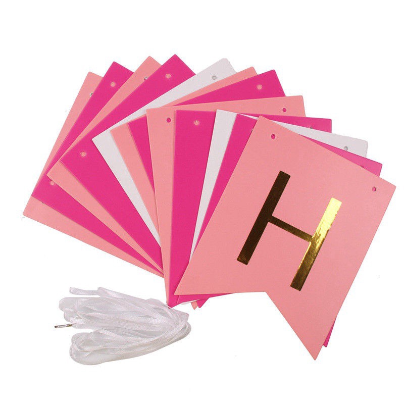 Dây cờ treo chữ Happy Birthday độc đáo