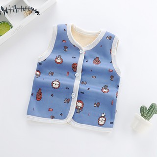 Áo ghi lê nỉ lông A027-xư tử xanh cho bé từ 3-18M