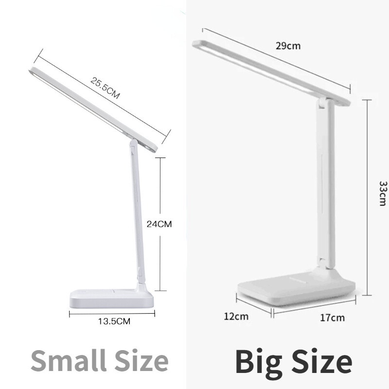 Đèn Đọc Sách Để Bàn TLDL - PYE Bảo Vệ Mắt Với 3 Chế Độ Chiếu Sáng Có Thể Sạc Lại Bằng Dây USB Và Cảm Ứng ON / OFF