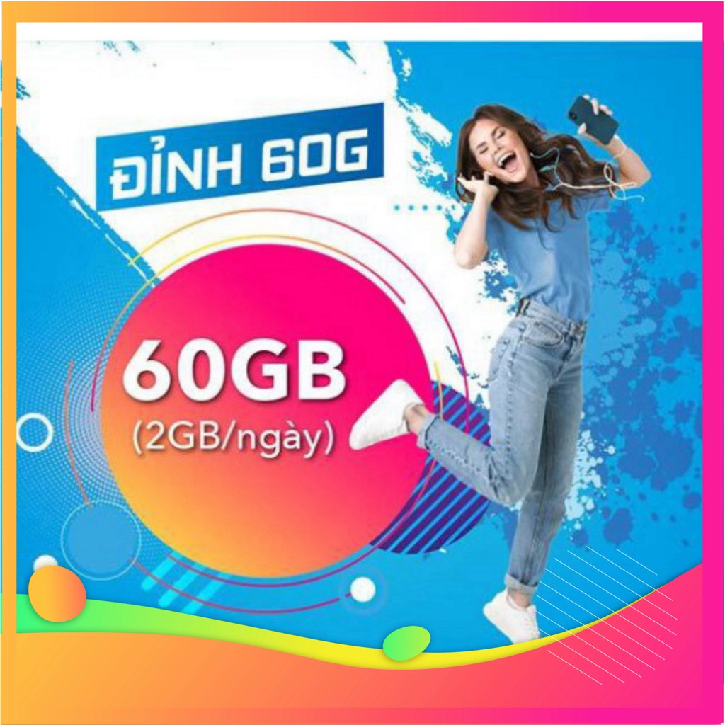 GIÁ ĐI SĂN MIỄN PHÍ 1 NĂM – Sim 4g vinaphone gói cước Đỉnh 60 (60gb/tháng nghe gọi miễn phí) Có Video kèm test tốc độ $$