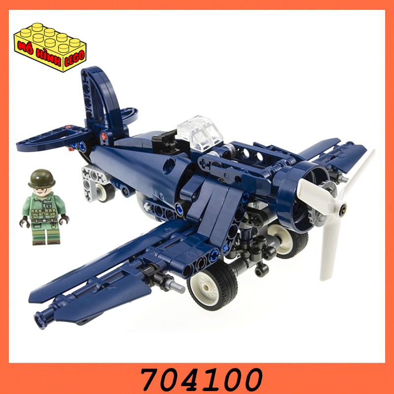 Đồ chơi xếp hình lego giá rẻ Sembo block mô hình các loại máy bay chiến đấu cánh quạt chiến tranh thế giới