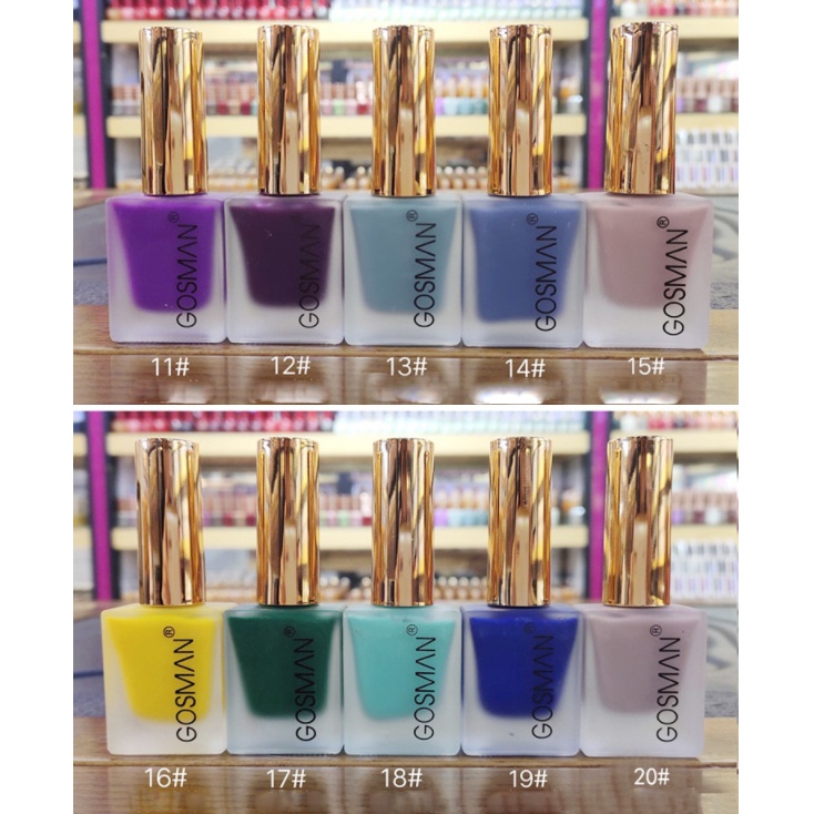 sơn móng tay mờ nhanh khô bền màu Gossman Nail Polish 13ml