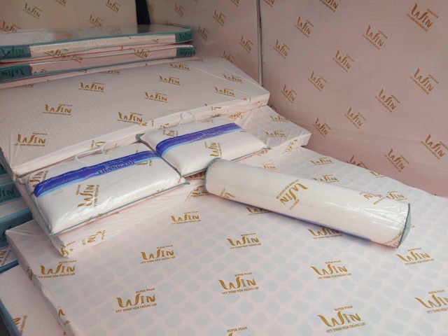 Nệm SUPER FOAM WIN Thắng Lợi chính hãng, kèm quà tặng 7 món cao cấp, miễn phí giao hàng