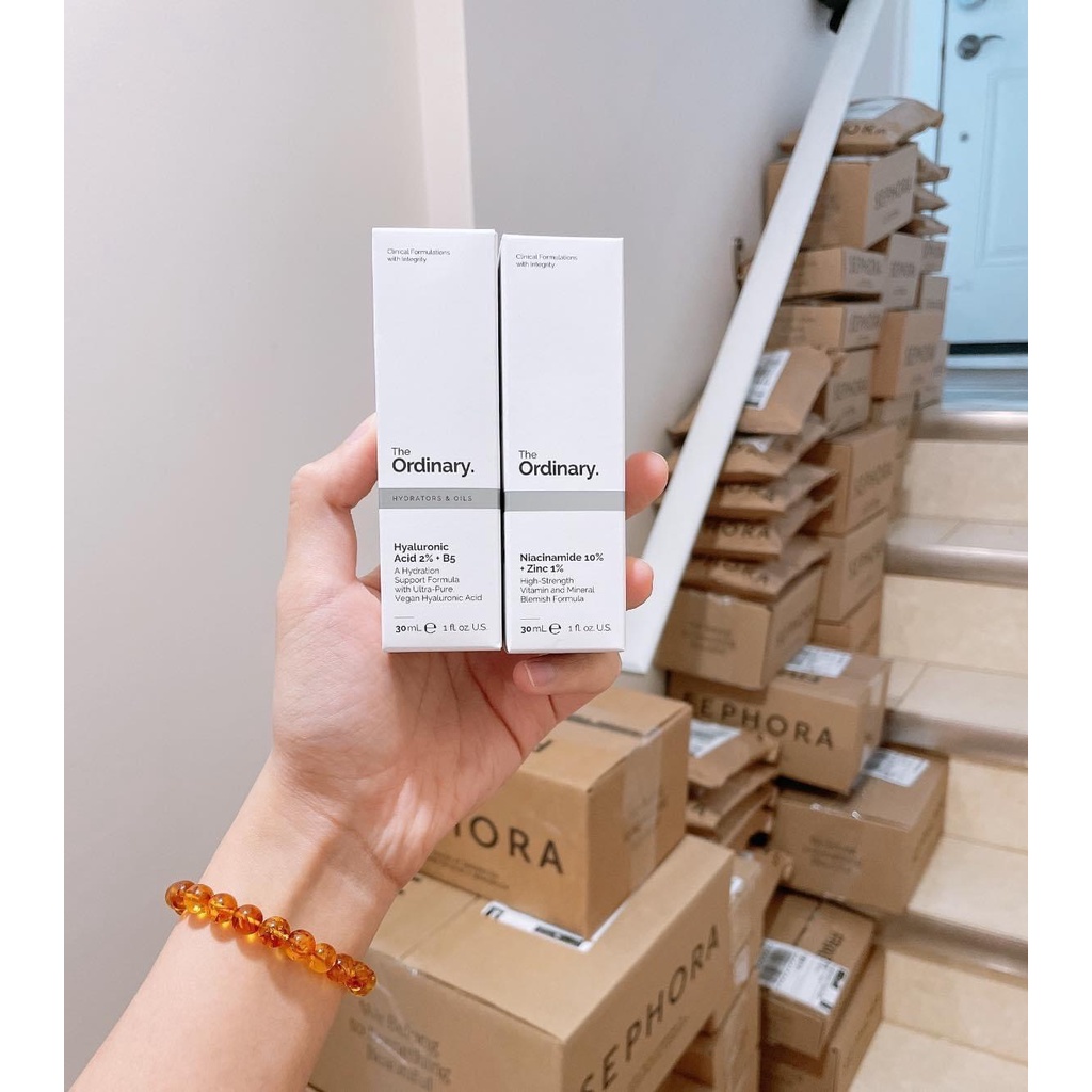 Serum kiềm dầu, giảm mụn The Ordinary Niacinamide 10% + Zinc 1% 30ml | BigBuy360 - bigbuy360.vn