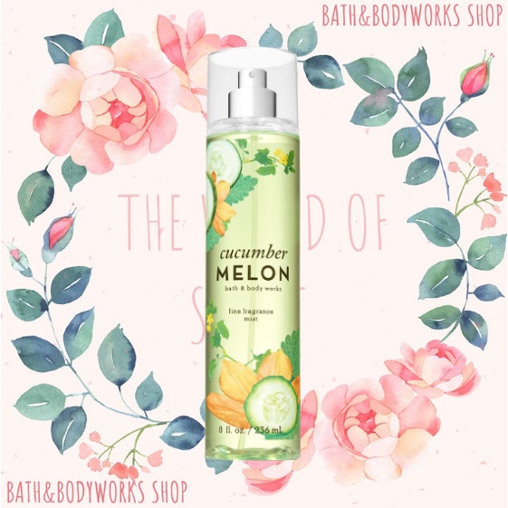 Xịt thơm toàn thân Bath and Body Works Cucumber MeLon