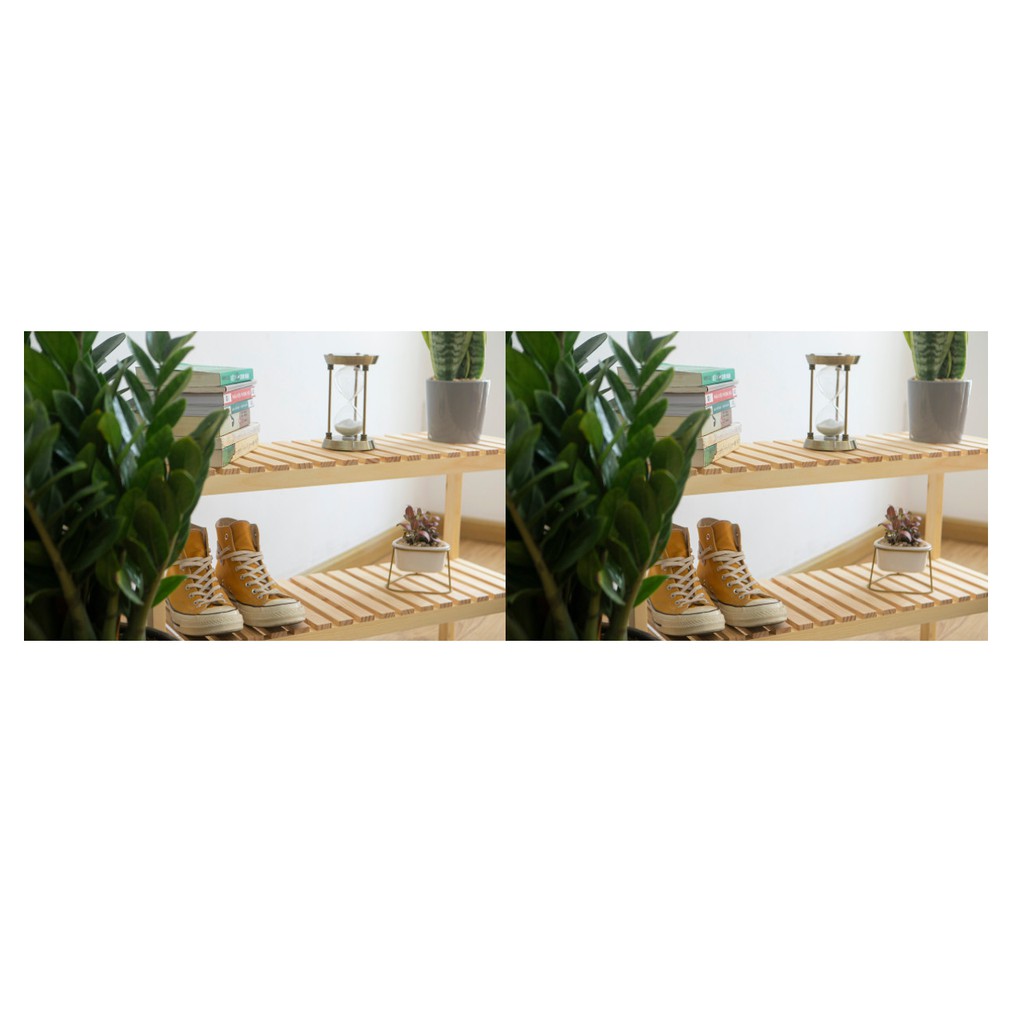 Kệ Gỗ Thông Tự Nhiên - Kệ Gỗ 2 Tầng Đa Năng Siêu Đẹp - Thanh Lí Hàng Mới 100%.
