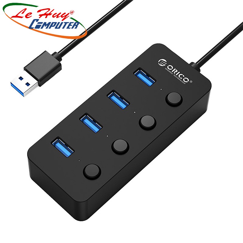 [Mã 267ELSALE hoàn 7% đơn 300K] Hub USB 3.0 Orico 4 Cổng W9PH4