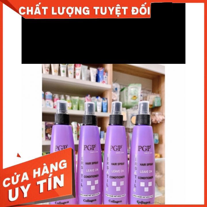 nước dưỡng sữa dương tóc XỊT DƯỠNG TÓC PGP 250ML  (màu tím mẫu mới) HÀNG CHÍNH HÃNG  dưỡng ẩm ,làm mềm mùi thơm dễ chịu