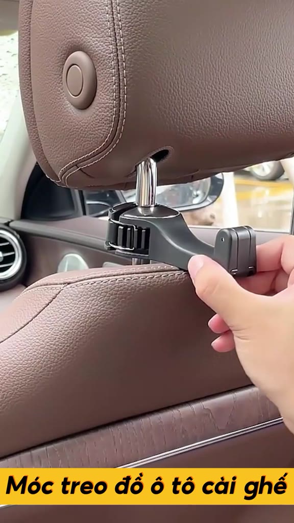 Móc treo đồ trên ô tô gài trước sau ghế VuaAuto