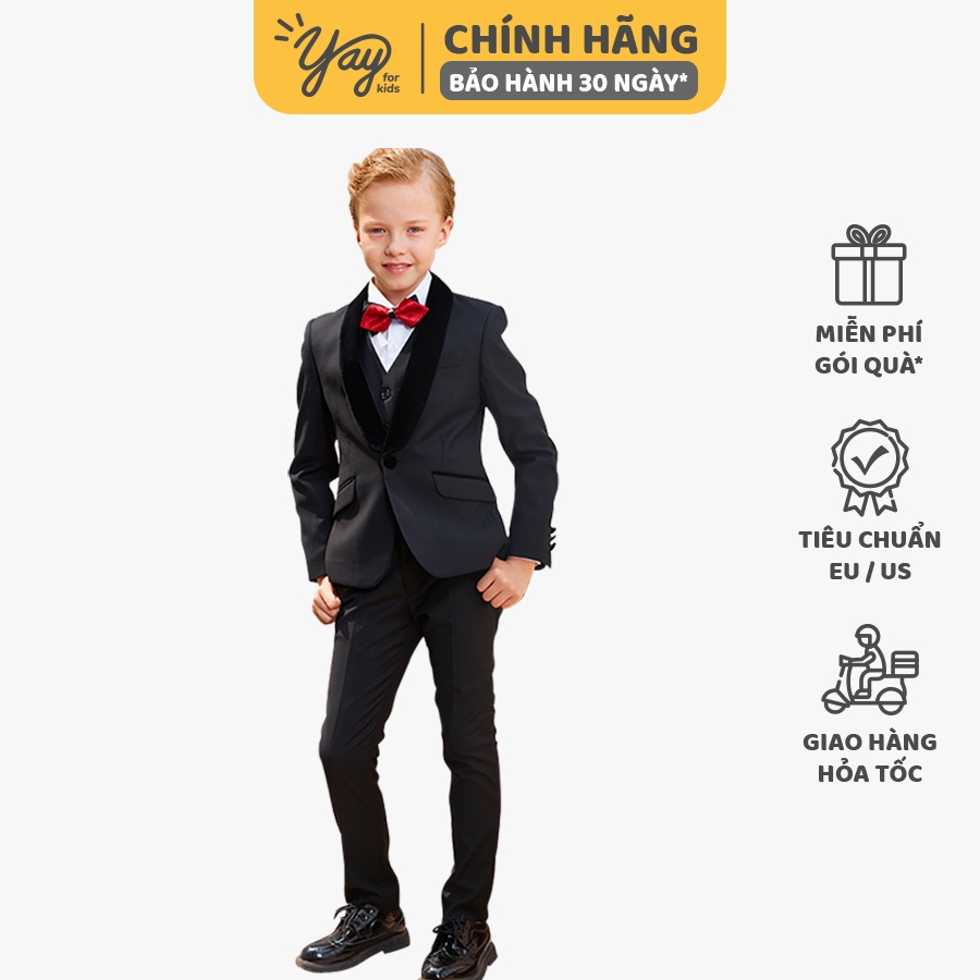 Bộ Suit Đen Cho Bé Trai - Yay