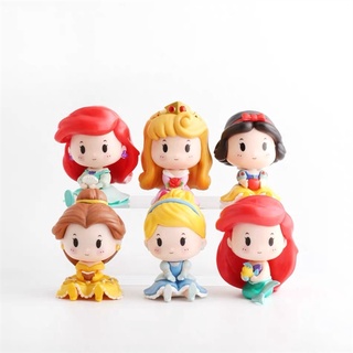 Set 6 công chúa Disney ngồi