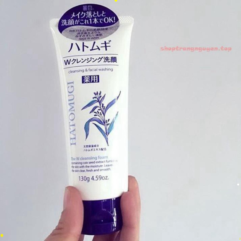 Sữa rửa mặt ý dĩ Hatomugi Naturie, sữa rửa sạch da mặt Nhật Bản HT | BigBuy360 - bigbuy360.vn