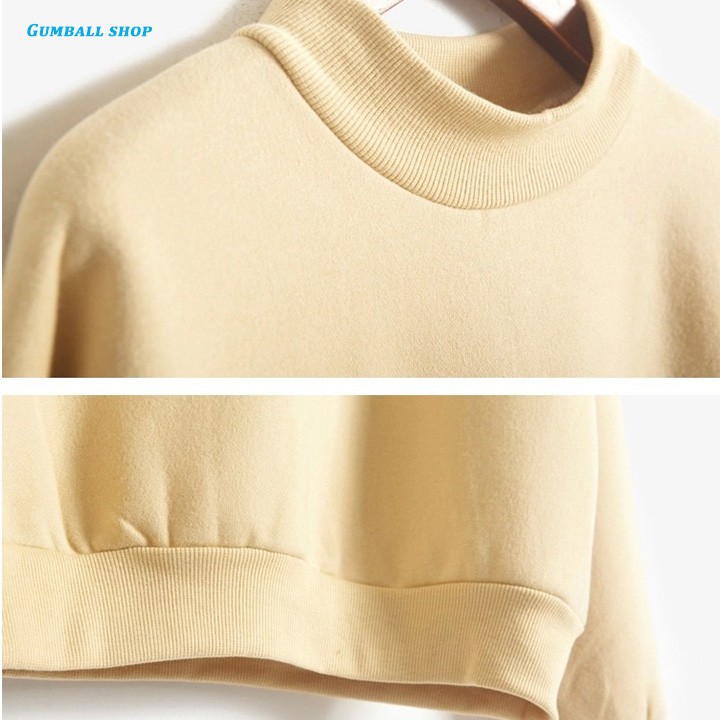 Áo Nỉ Trơn Nam Nữ [FREESHIP] Áo Nỉ Giữ Nhiệt Lót Lông Nỉ - Chất Vải Dày Dặn Phong Cách Hàn Quốc | BigBuy360 - bigbuy360.vn