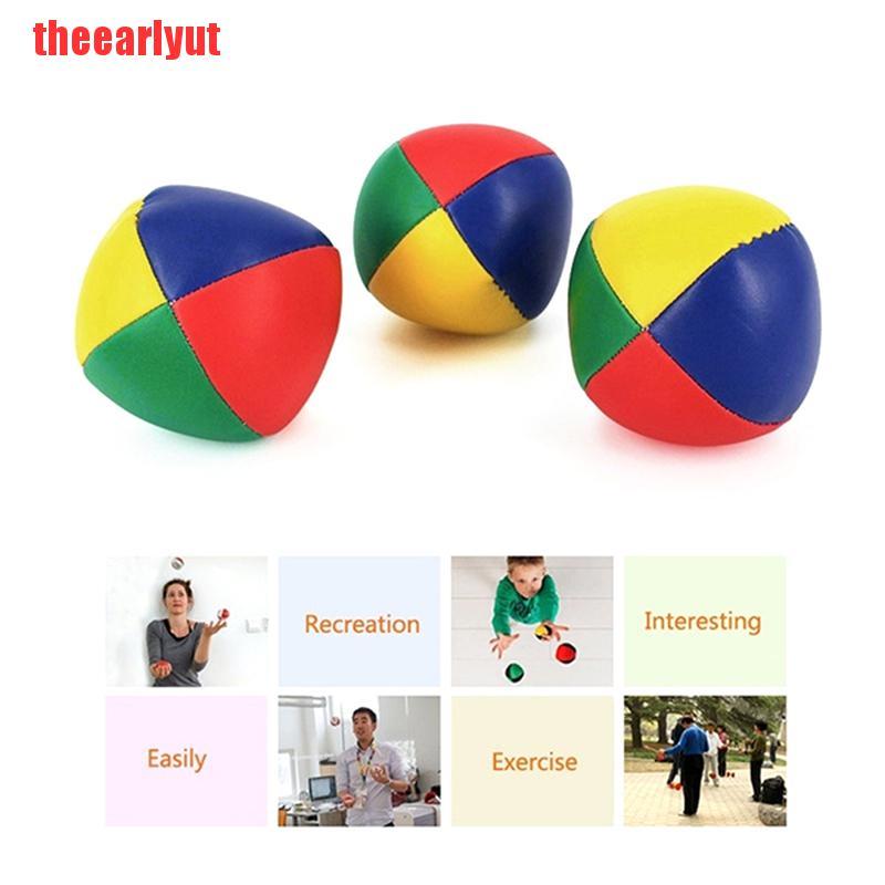 theearlyut Kids Classic Bean Bag Juggling Balls Magic Circus Beginner Outdoor Sport Toys