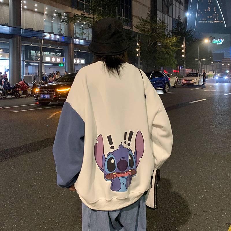 Áo sweater không tay cổ tròn dáng rộng phong cách Hàn Quốc thời trang thu đông cho nữ