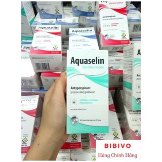 Aquaselin - Lăn Nách Ngăn Tiết Mồ Hôi Vừa Phải Và Khử Mùi Dành Cho Nữ