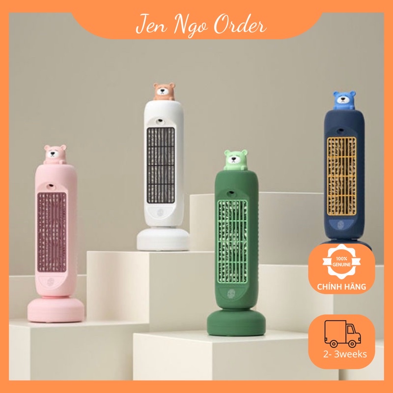 Sẵn màu xanh lá - QUẠT PHUN SƯƠNG MINI ĐỂ BÀN