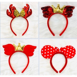 Cài noel hình tai chuột Mickey cho bé gái trang phục phụ kiện noel ngày lễ giáng sinh