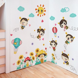Decal Dán Tường Hình Con Ong