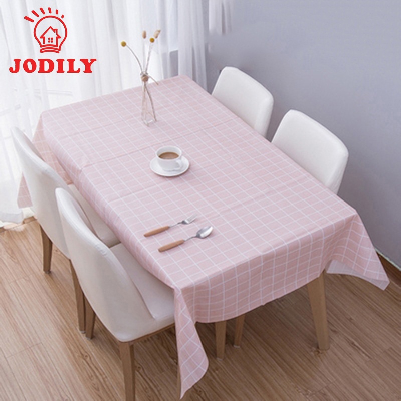 Khăn Trải Bàn Kẻ Chống Thấm Nước Jodily Starhome