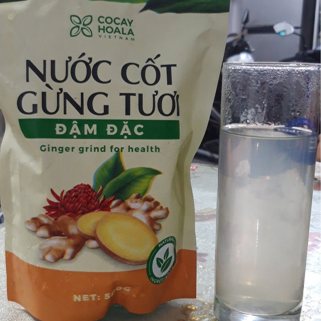 NƯỚC CỐT GỪNG TƯƠI ĐẬM ĐẶC - CCHL - 500 G (T1/2024)