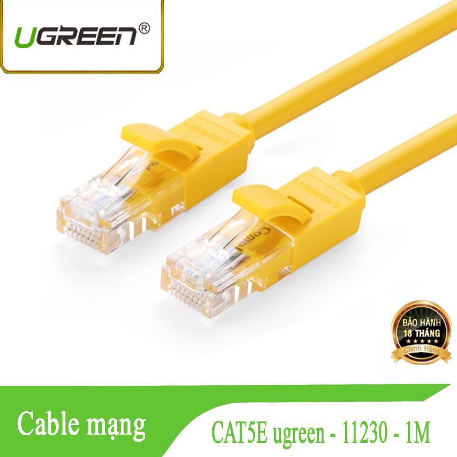 Cáp mạng RJ45 Cat5e 2 đầu đúc sẵn Ugreen NW103 11230 11231 11232 11233 30642 CHính Hãng