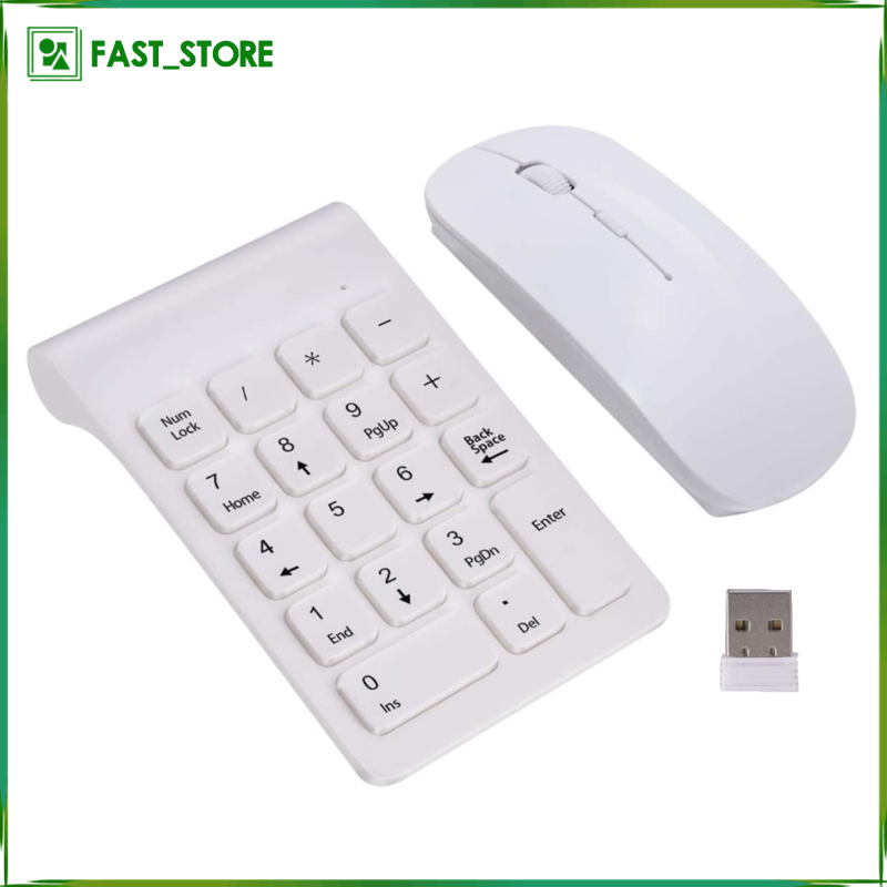 Bàn Phím Số Mini Không Dây 2.4ghz 18 Phím Cho Laptop / Pc | BigBuy360 - bigbuy360.vn