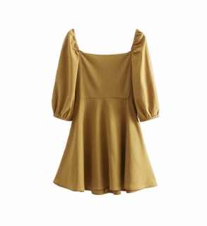 Váy vàng rêu zara ( kèm ảnh thật)