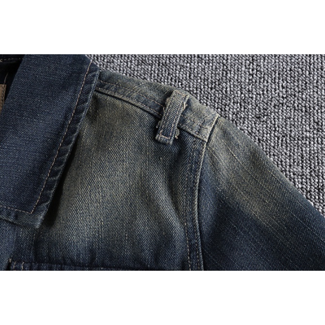 Áo khoác Jean bụi phong cách Retro