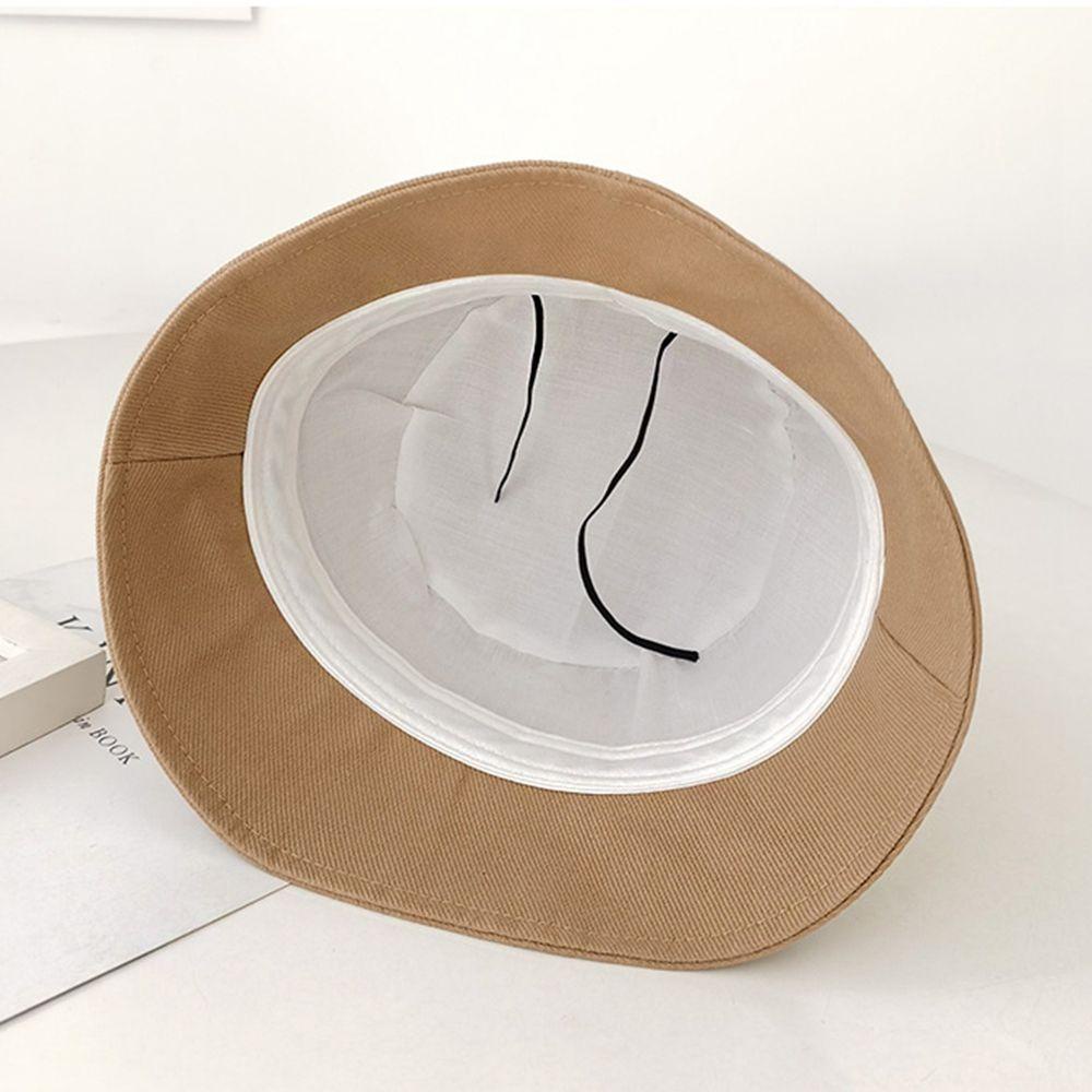 TWINKLE Mũ Bucket Chất Liệu Cotton Màu Trơn Phong Cách Hàn Quốc Thời Trang Thu Đông Cho Nữ
